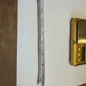 Sterling Silver 925 Textured Link Bracelet 16.05g Classic Tennis Style